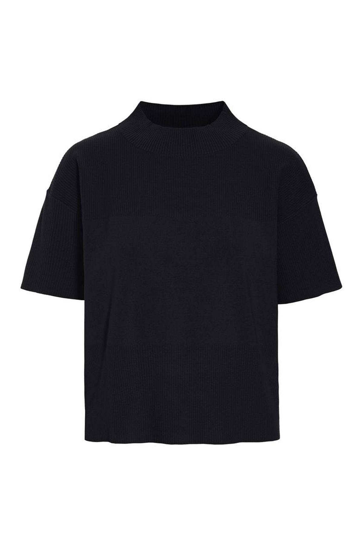 Akiko kortärmad blus Black - 266-1086-5889