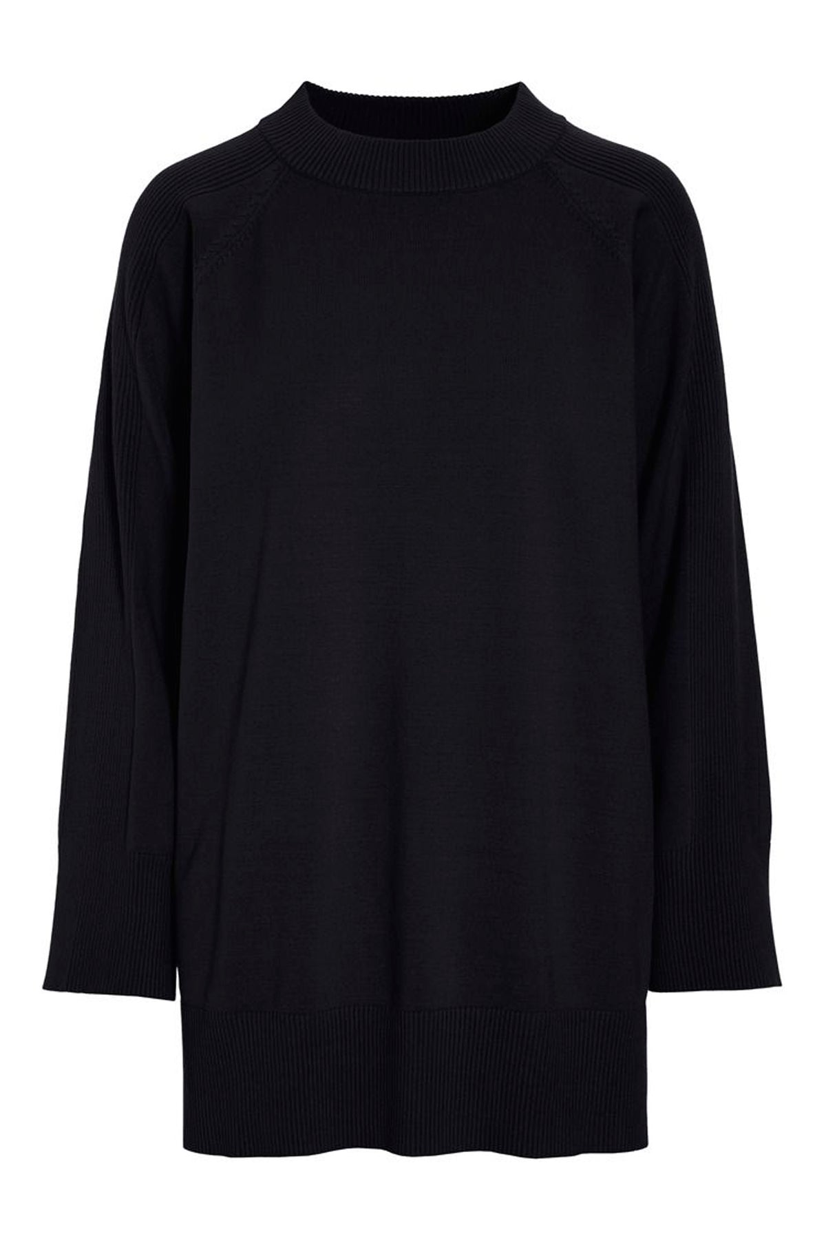 Akiko raglanblus Svart - 266-1086-5891