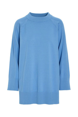Akiko raglanblus Lake Blue - 266-1086-5891