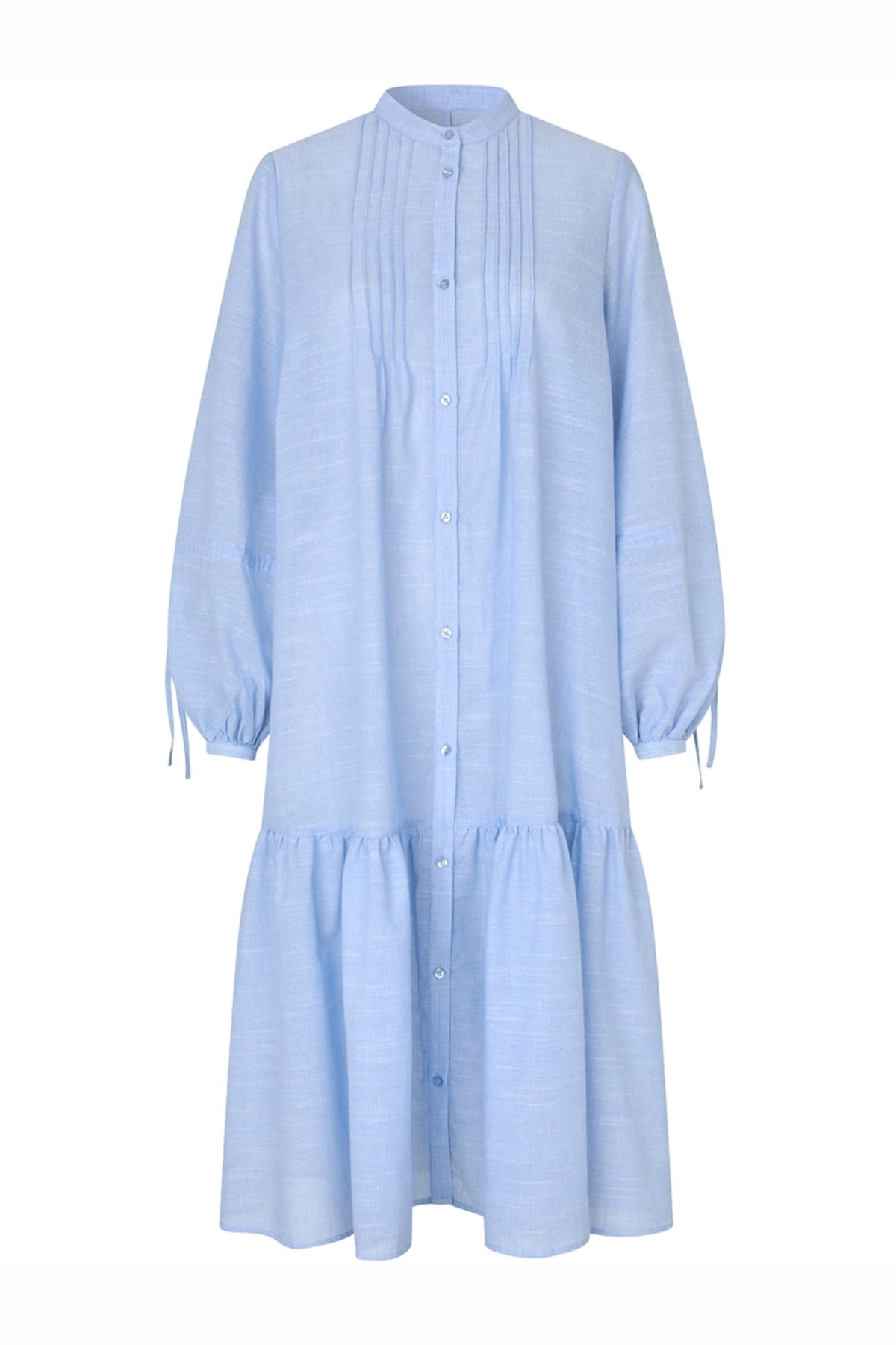 AlannaLL Maxi Dress LS 22 Ljusblå - 26165-3026
