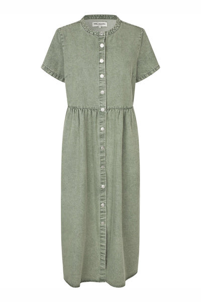 AliyaLL Maxi Dress SS 49 Dusty Green - 26162-3045 Thumbnail