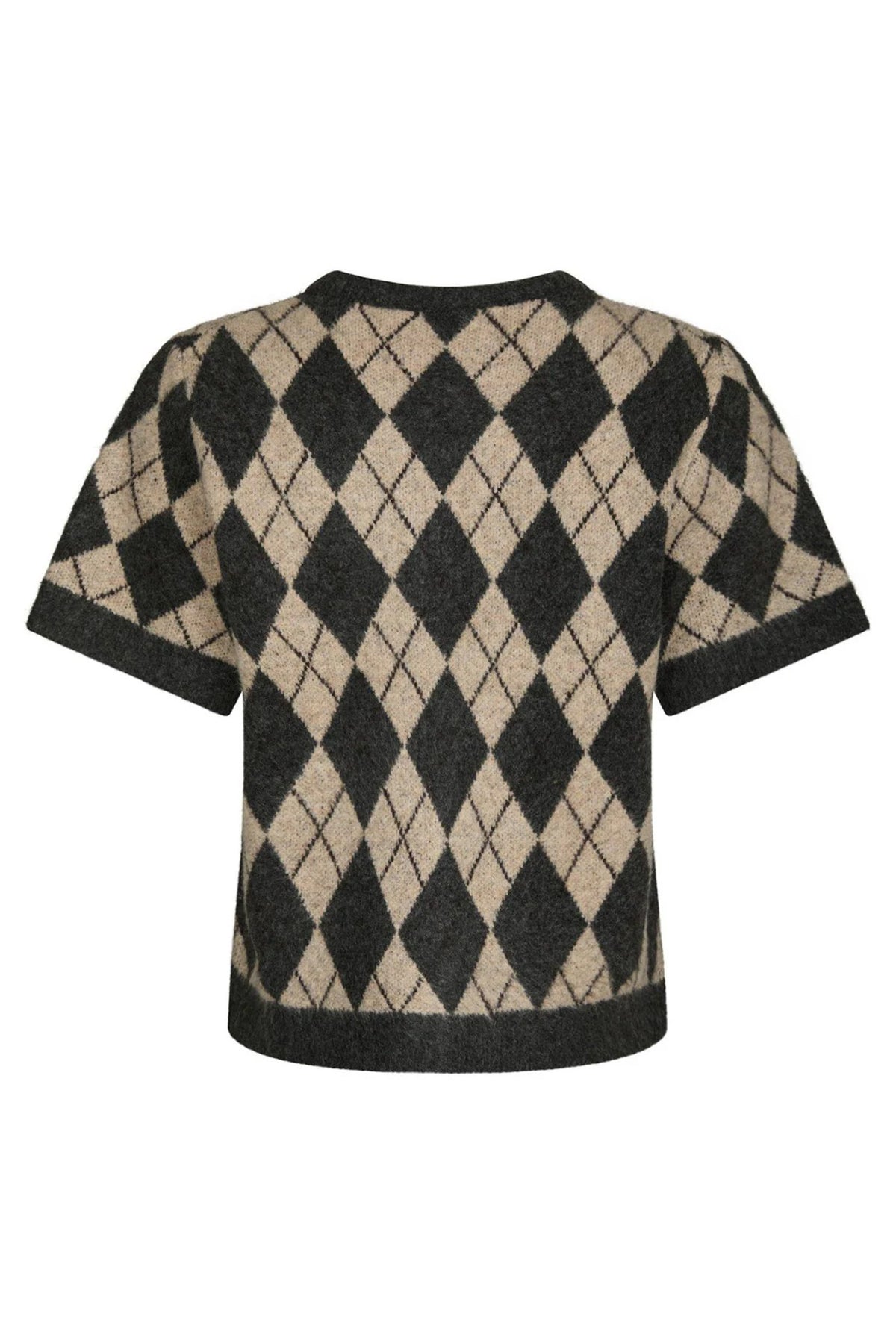 Allestar Check Knit Cardigan Beige - 165729