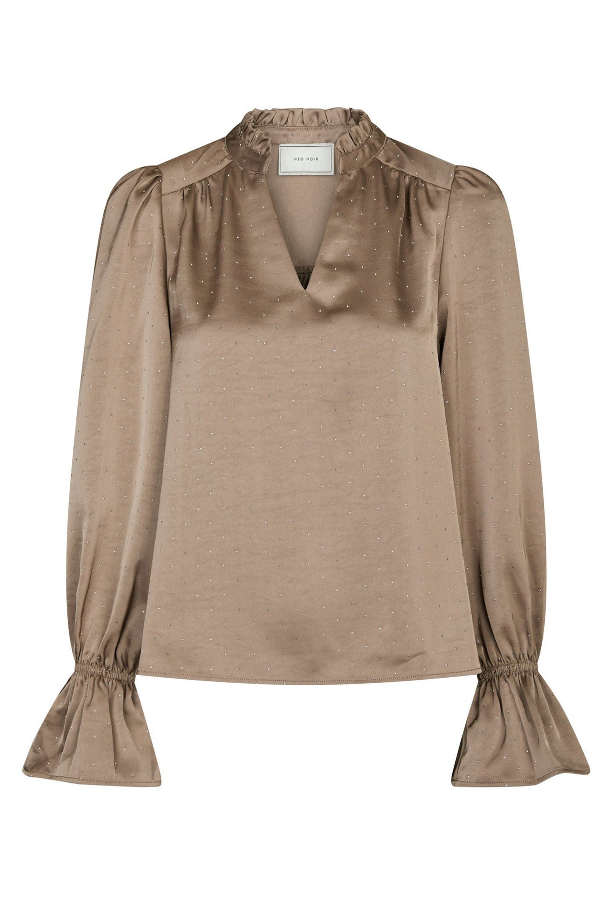 Amara Heavy Sateen Bedaz MÖRK TAUPE - 166578