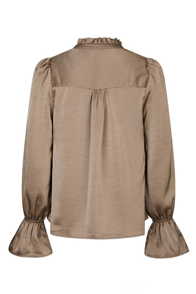 Amara Heavy Sateen Bedaz MÖRK TAUPE - 166578 Thumbnail