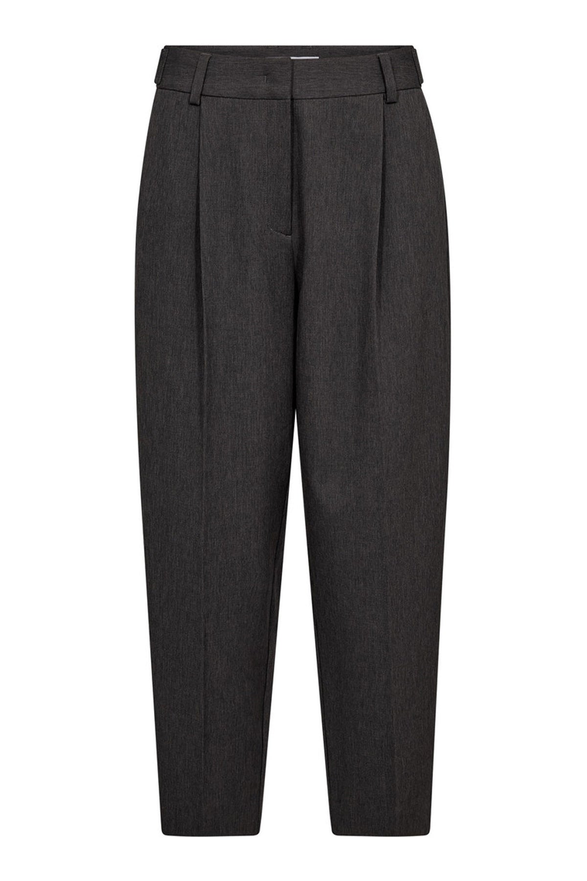 Amy Crop Tall Pant Gråmelerad - HL10685