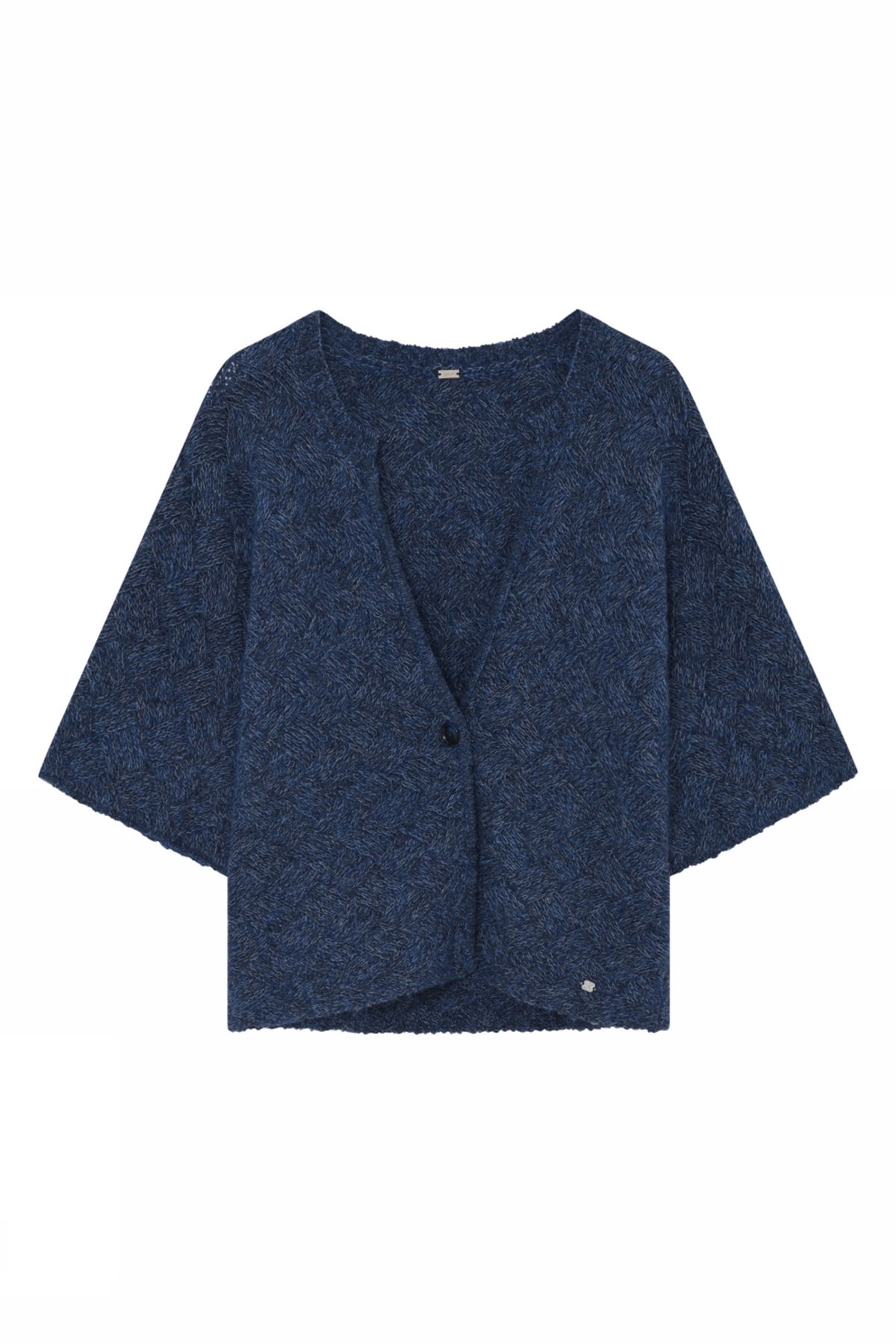 Anasia, stickad cape 4989-Ombre Blue - 60424/3778