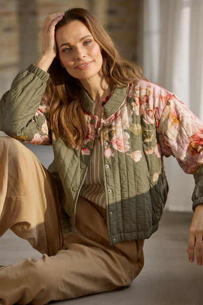 Angelina jacket ARMY - 17018 Thumbnail