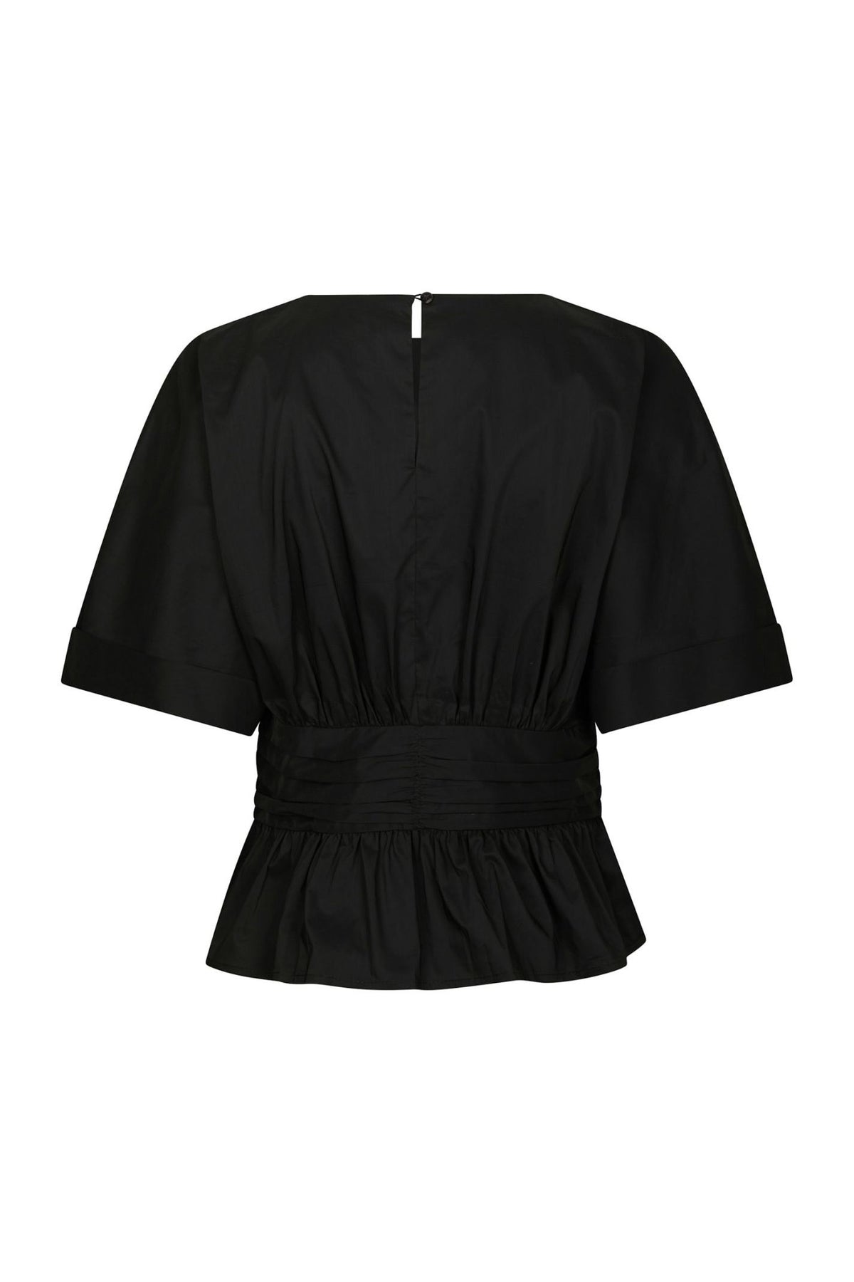 Annegret Poplinblus Svart - 162365