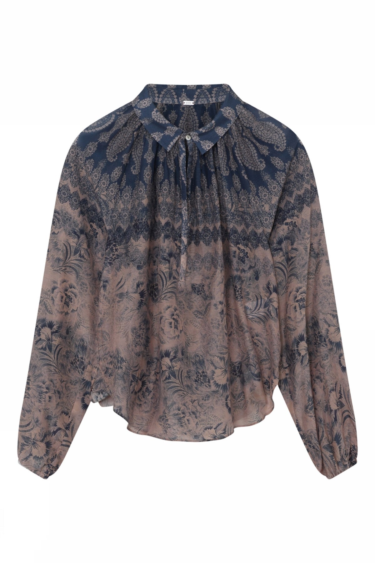 Annsofie, blus 84797-Navy/Rose - 60614/7312