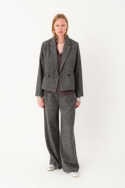 AntonellaLL Short Blazer 10 Grå - 25483-6028 Thumbnail