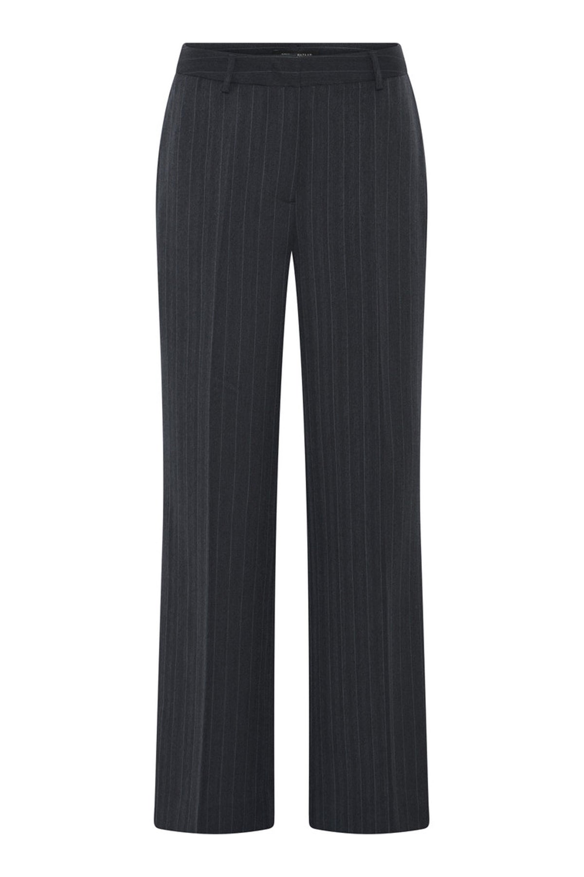 ApricotBBEleza byxor Herringbone blå kritstrecksrandig - BBW4411