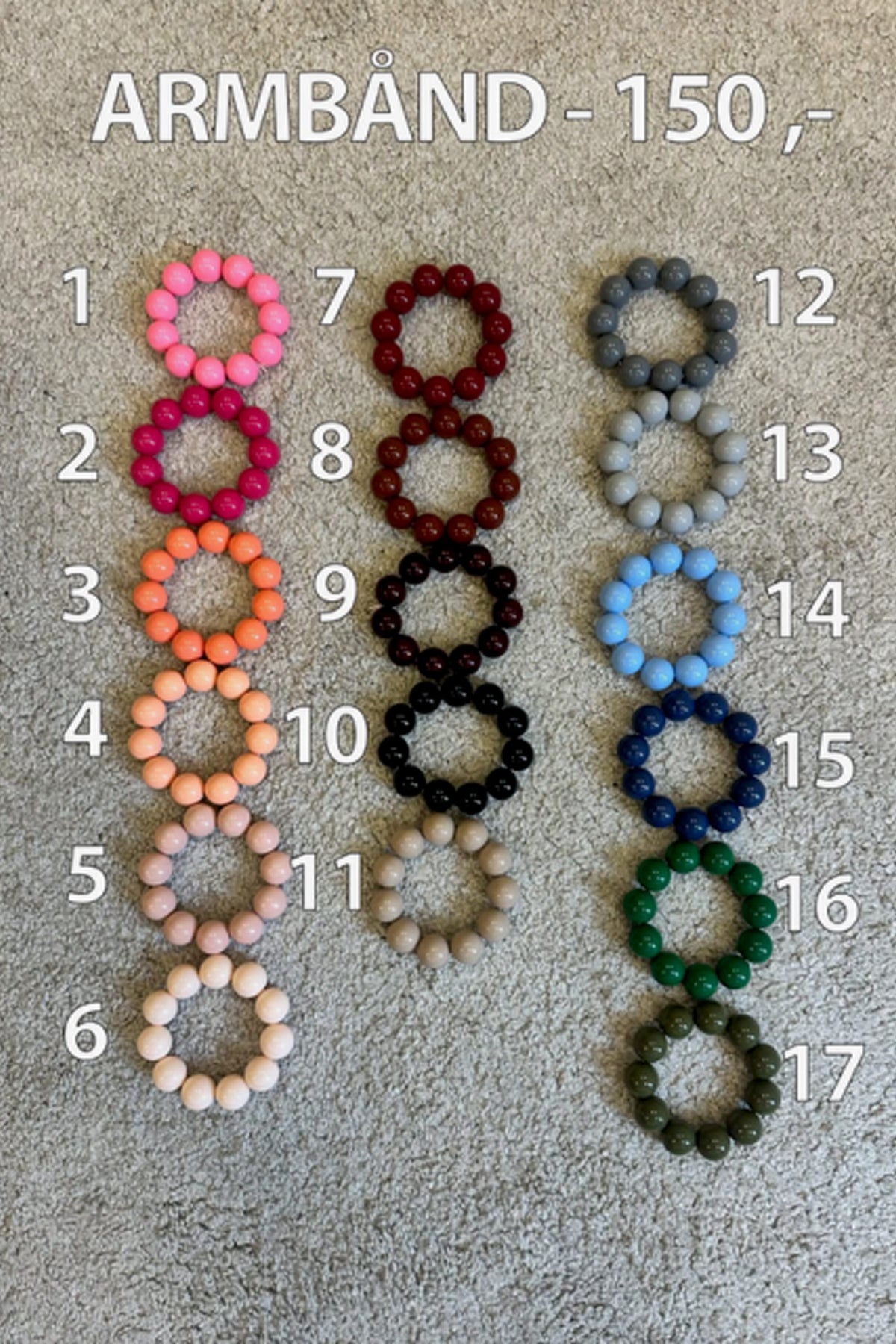 ARMBANDSTILLBEHÖR SVART - ARMBAND 10