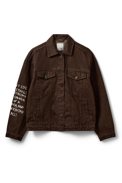 Audreysw Moomin Denim Jacket Dark brown - S263110 Thumbnail