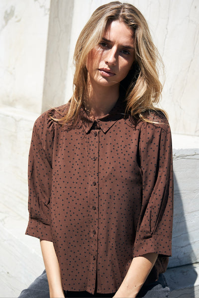 BonoLL Shirt SS 87 Dark Mokka - EX00009-1001 Thumbnail