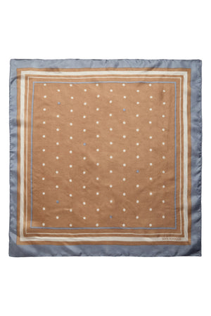 BETTYSW SCARF 5094 Ljusblå randig - S261900
