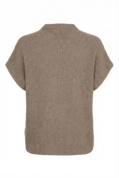 BTFELEANOR Raccoon Cardigan Mockabrun - 500121 Thumbnail