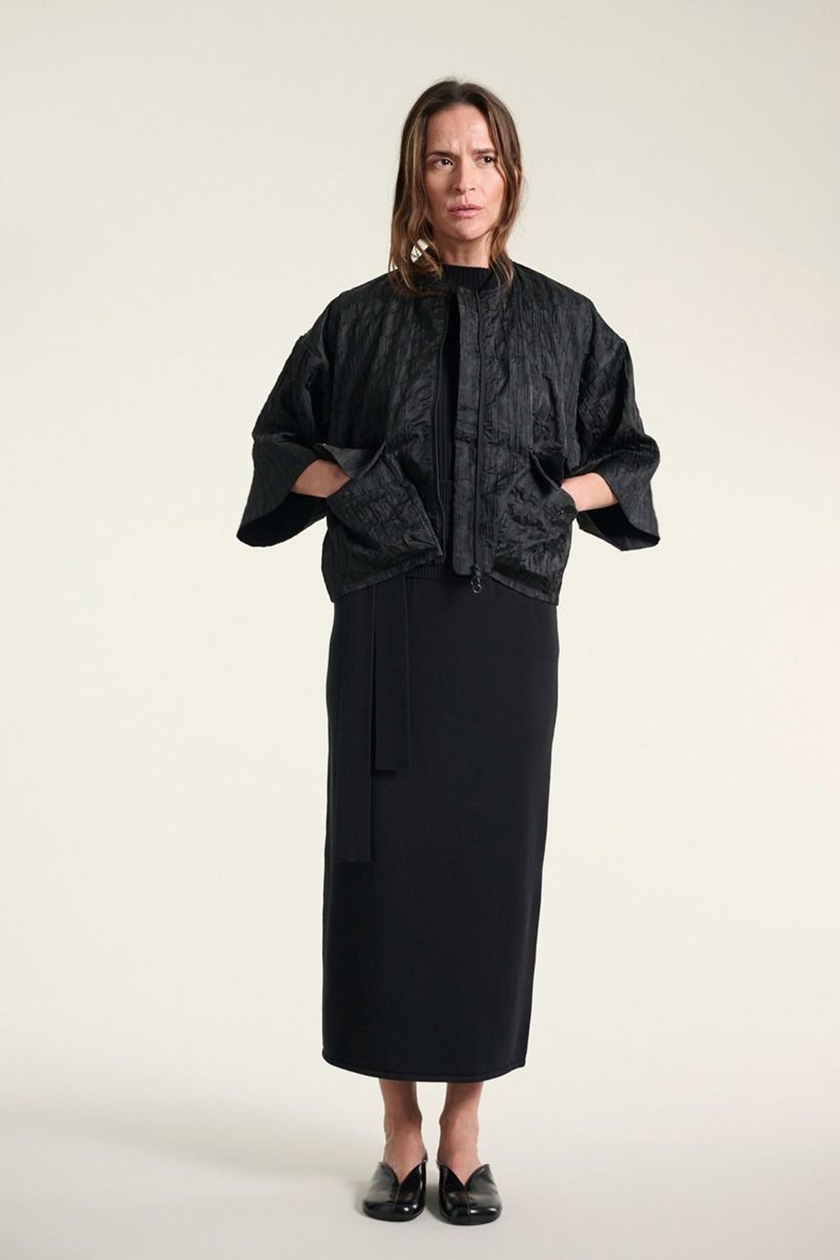 Baburu jacka med krage Black - 261-2461-5585
