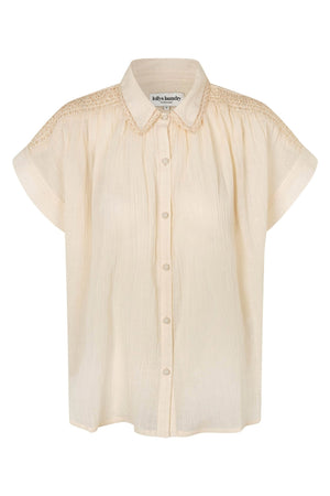 Badalll Shirt Ss 02 Crème - 26176-1055