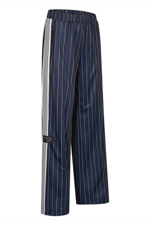 Baggy Pin Stripe Track Pants Marinblå - HL10493