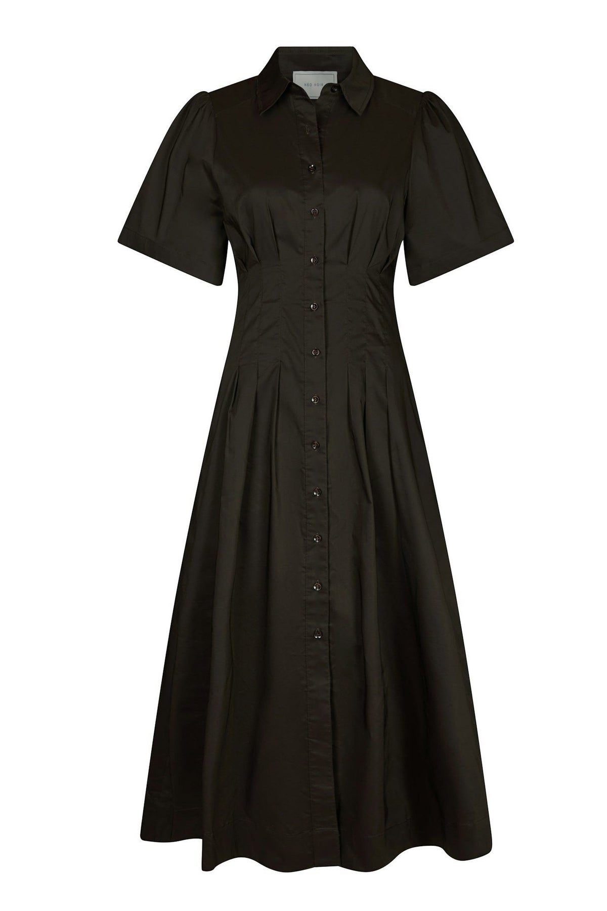 Baia Poplin Dress Chocolate Brown - 165343