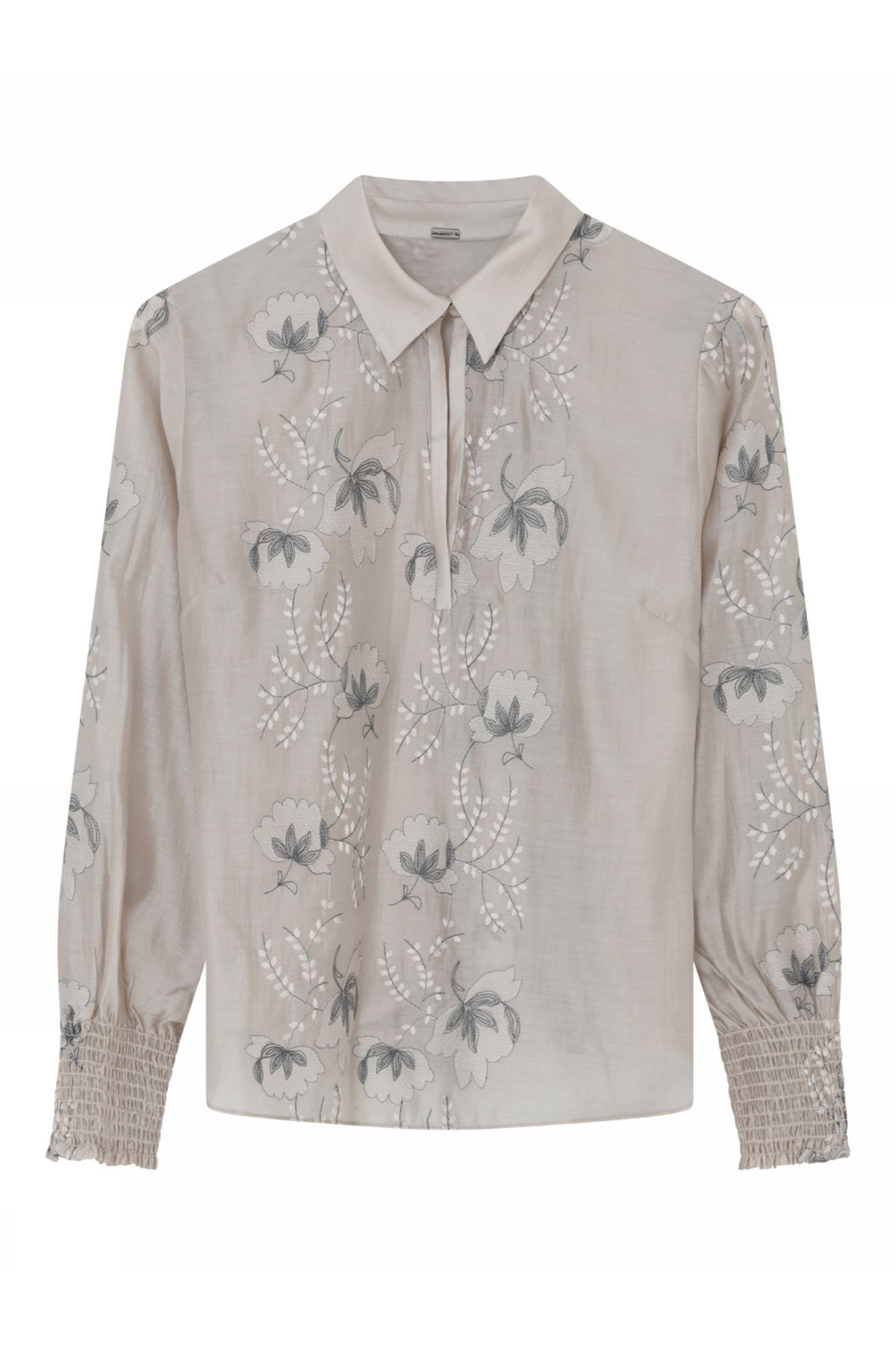 Bayanna, blus 1200-Ljusgrå - 60637/7619