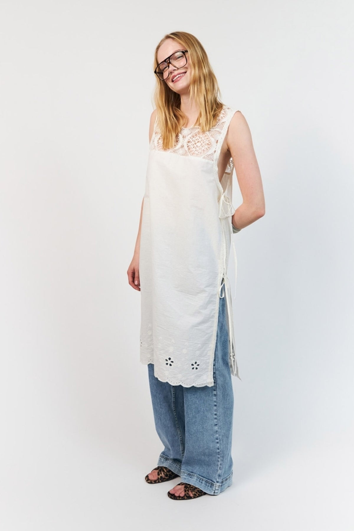 Belloll Top Long Sl White - 26291-1040