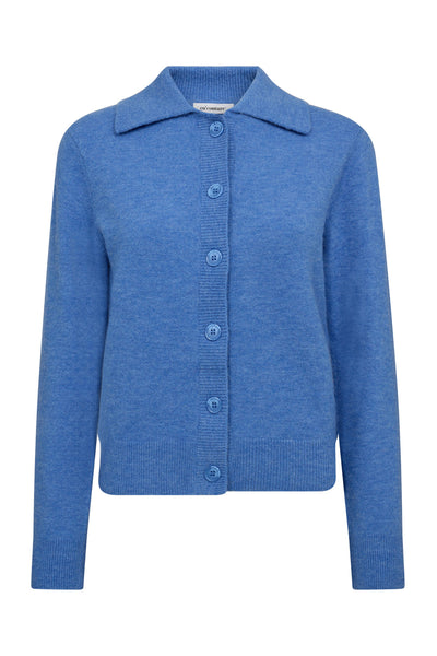 BenalCC Collar Cardigan 17-Blå 32237 Thumbnail