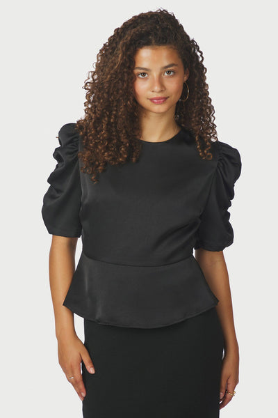Benua Heavy Sateen Black - 167069 Thumbnail
