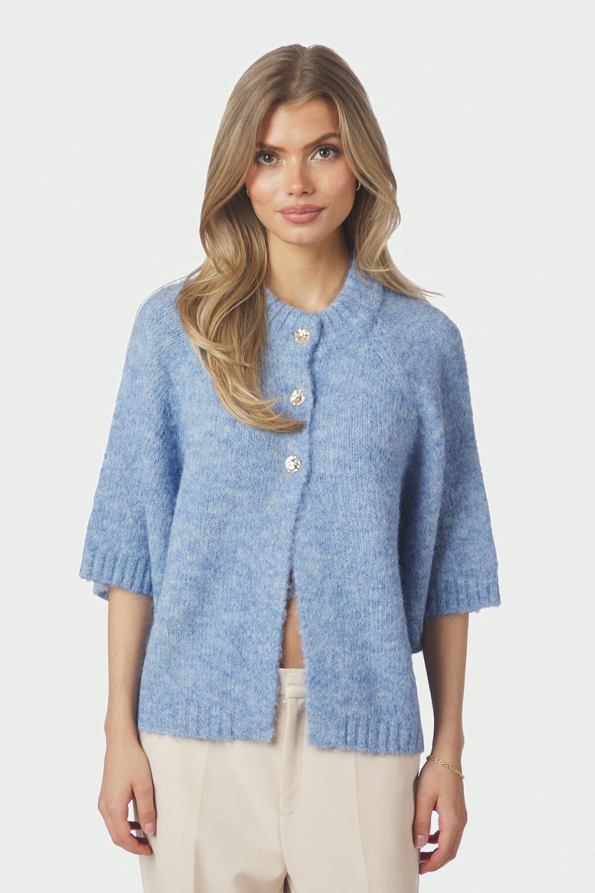 Benuta Fluffy DUSTY BLUE - 165816