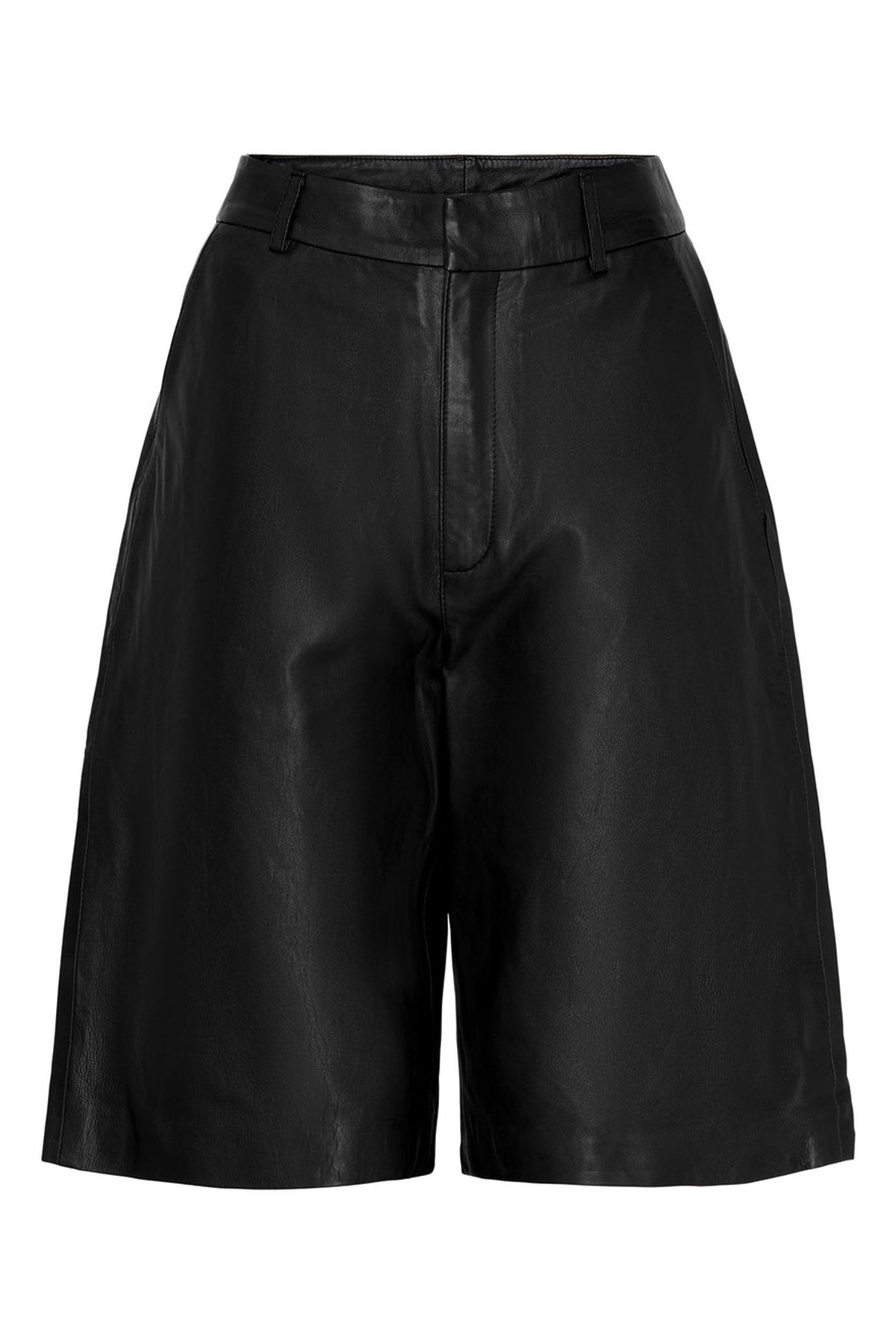 Bermuda Lädershorts Svart m/ silver - 11344
