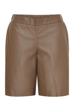 Bermuda Leather Shorts Hazelnut - 11391 (11193 Long)