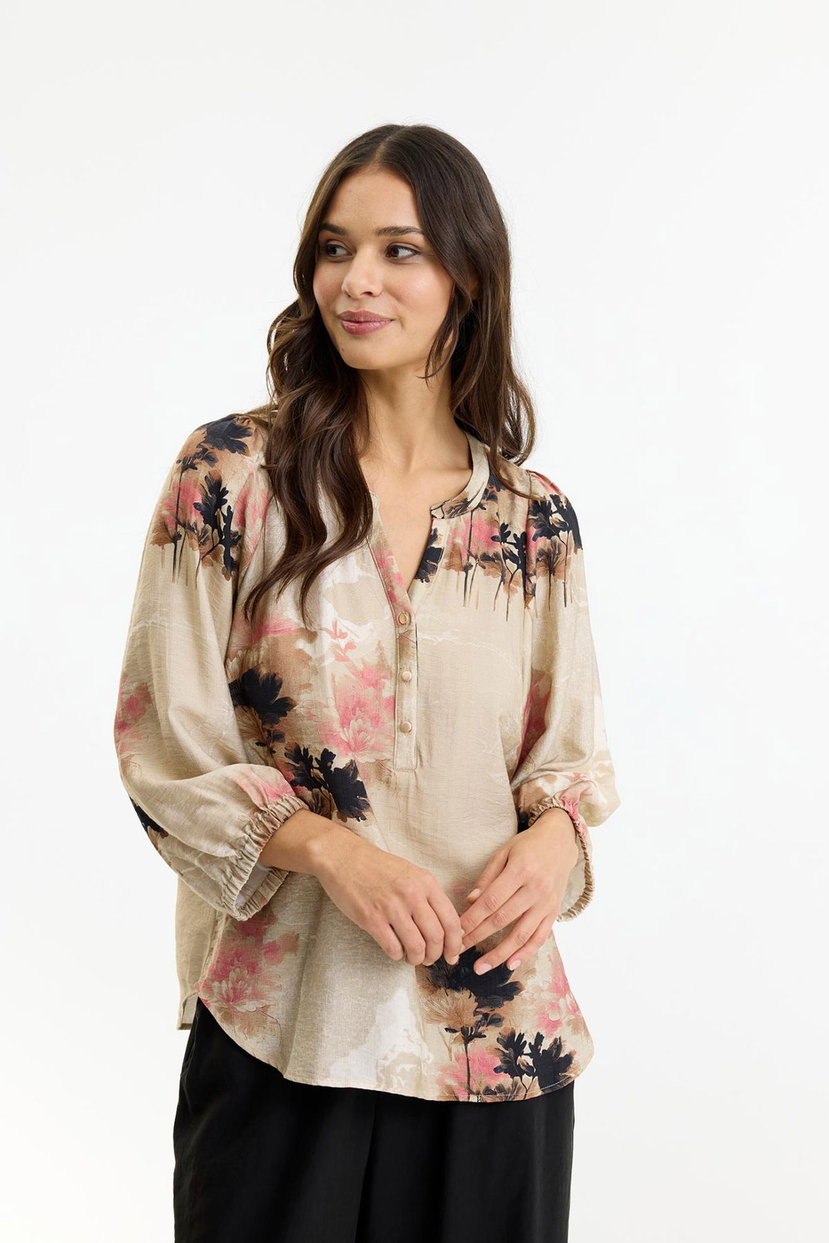 Berta blus SAND - 16971