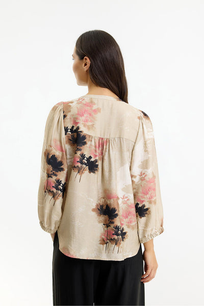 Berta blus SAND - 16971 Thumbnail