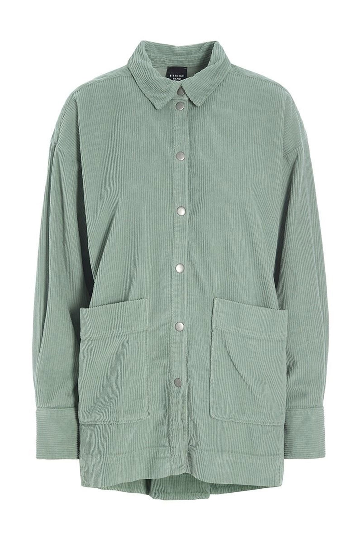 Berubetto lång jacka SAGE GREEN - 257-2443-5395