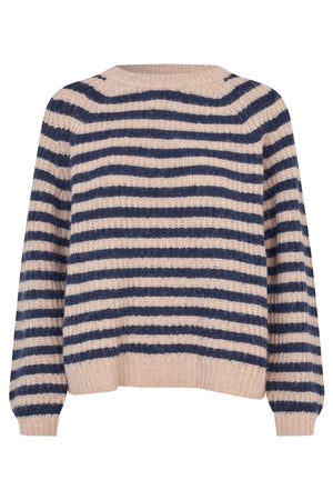 BinaLL Knit Jumper LS 23 Mörkblå - 25474-5015