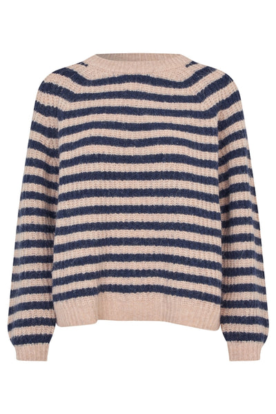 BinaLL Knit Jumper LS 23 Mörkblå - 25474-5015 Thumbnail