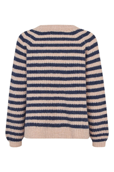 BinaLL Knit Jumper LS 23 Mörkblå - 25474-5015 Thumbnail