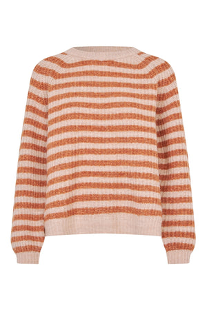 BinaLL Stickad tröja LS 54 Rust - 25474-5015