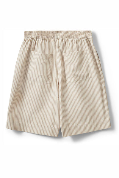 Blairsw Randiga Bermudashorts Off White / Svart Rand - S262291 Thumbnail