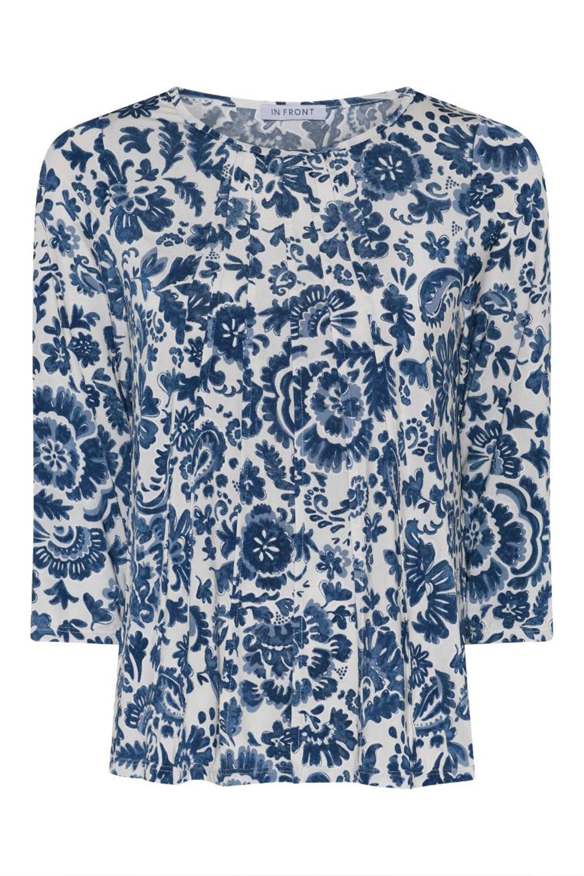 Blus Lucette 3/4-ärm Blå - 17000