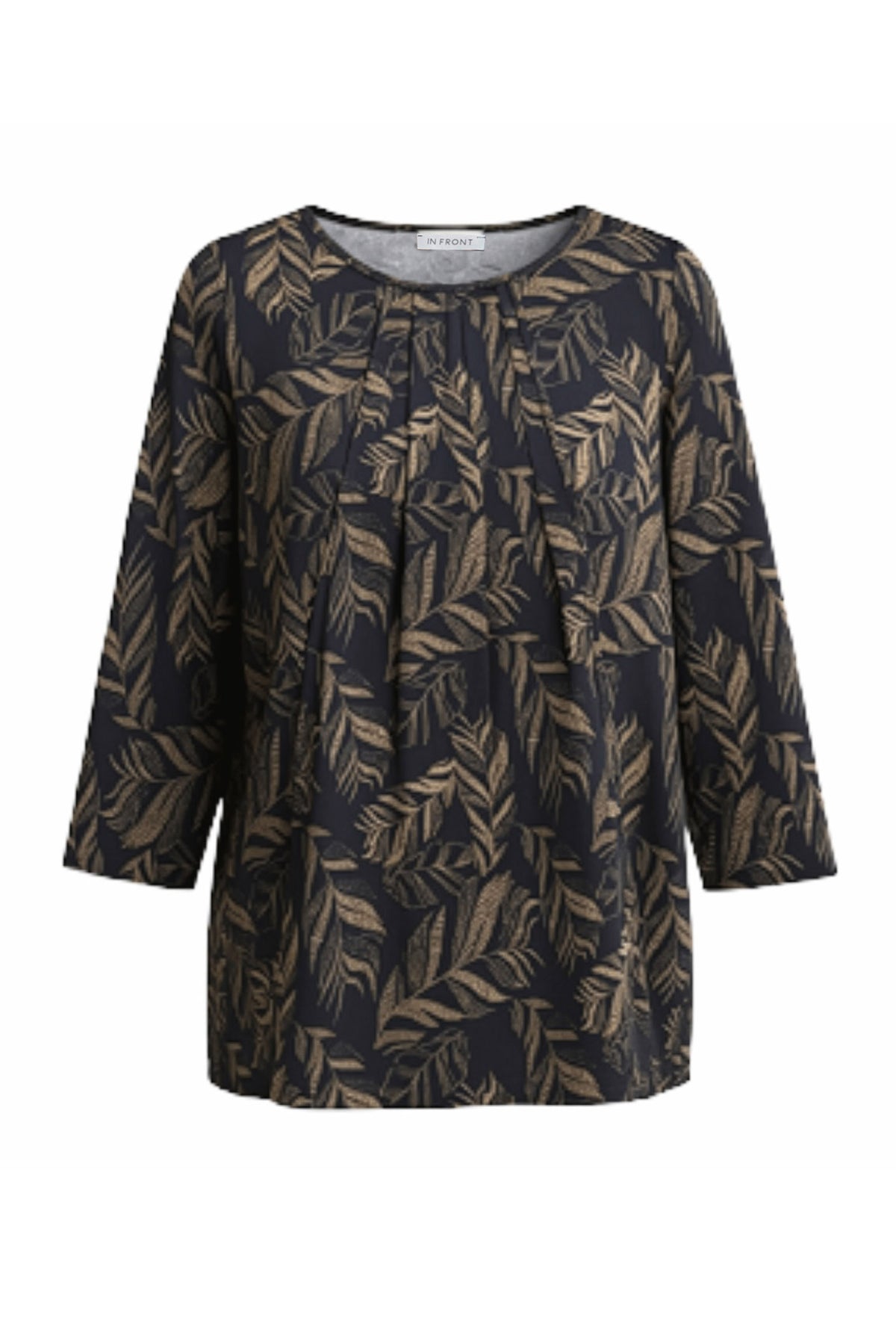 Blus Lucette 3/4-ärm SVART - 16923