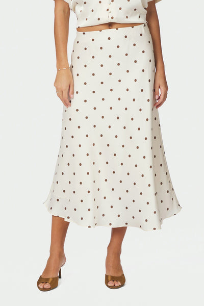 Bovary Dotted Skirt CREAM - 169340 Thumbnail