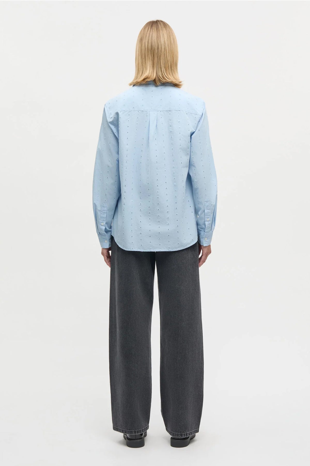 Broda Crane Skjorta Cashmere Blue - 205534