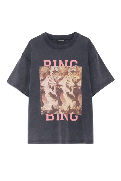 CADE TEE TIGER Washed black - A-08-12619 Thumbnail