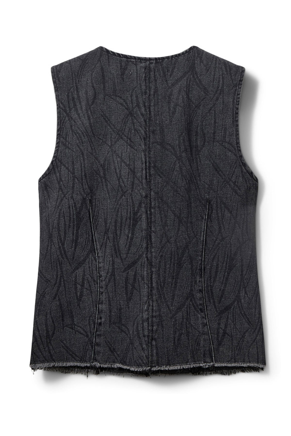 CARLASW VEST 1015 Washed black - S253326
