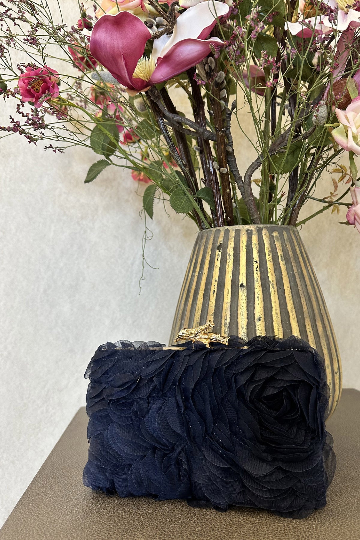 CHIFFONACCESSOAR MARINBLÅ - CHIFFON