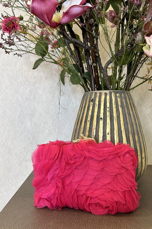 CHIFFONTILLBEHÖR ROSA - CHIFFON