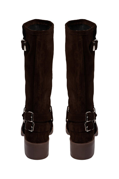 CLARISSASW BOOT 7042 Mörk sand - T486 Thumbnail