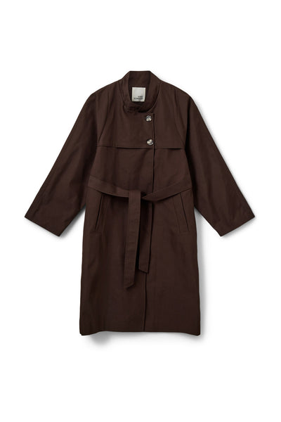 LIZZYSW COAT 7025 Mörkbrun - SNOS608 Thumbnail