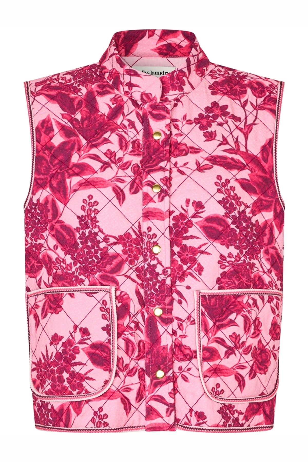 CairoLL quiltad väst 51 rosa - 26117-1011